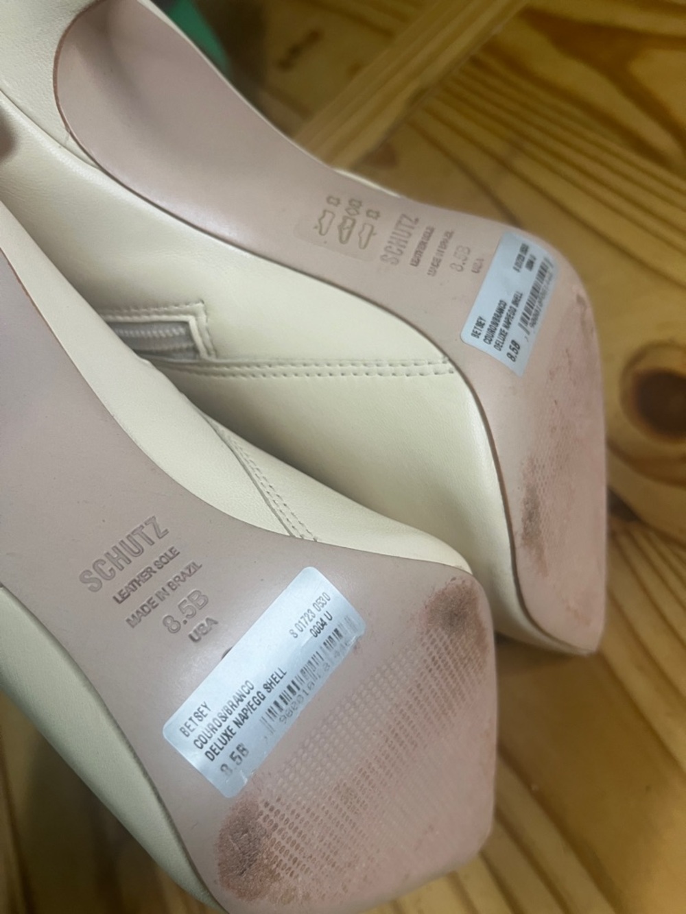 Schutz Blake Bootie Deluxe Pearl Cream - Picture 11 of 11
